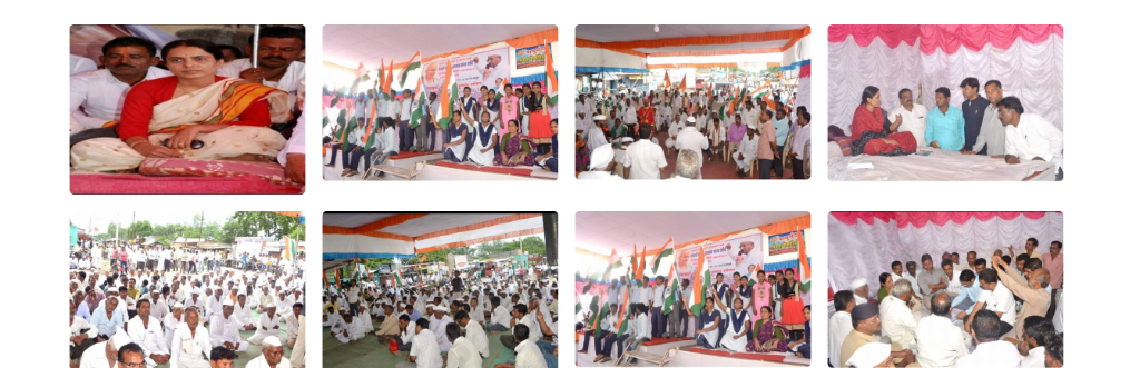 Puntamba Satyagraha Crowd Under Canopy